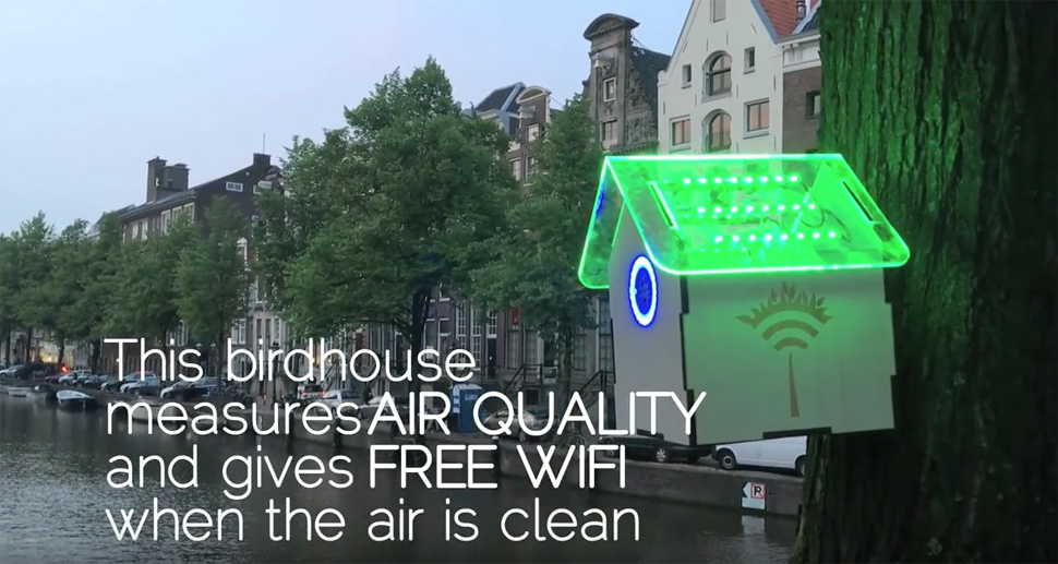 Ámsterdam ofrece wifi gratis a cambio de mantener el aire más limpio
