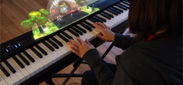 Aprender a tocar el piano con realidad aumentada
