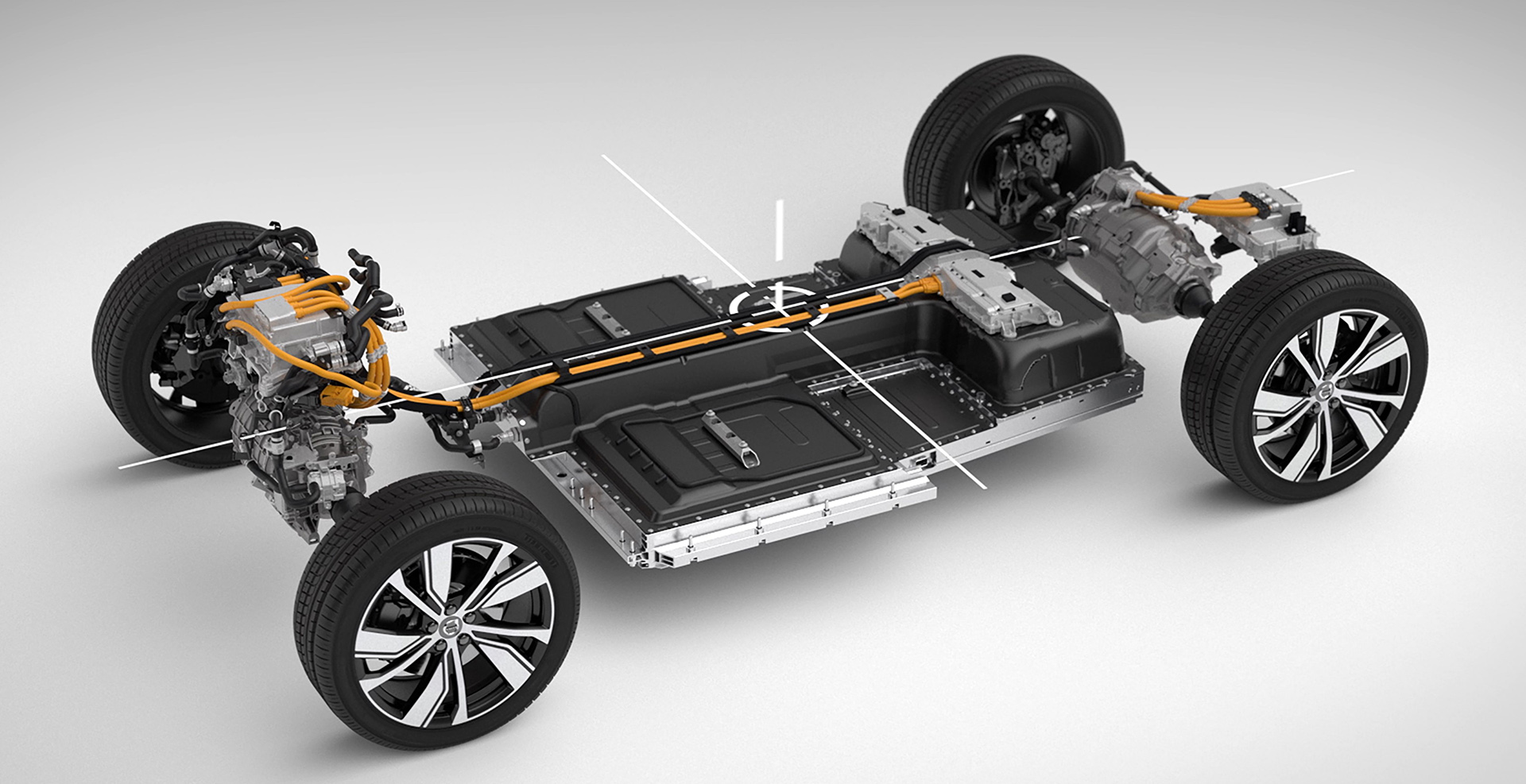 Batería del Volvo XC40 Recharge eléctrico