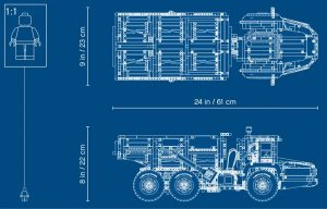 Lego Excavator blueprint